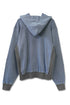 WASHED EMBROIDERY LOGO HOODIE -DARK BLUE- *Last1