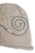SPIRAL CODE SUMMER KNIT BEANIE -SUN BEIGE-
