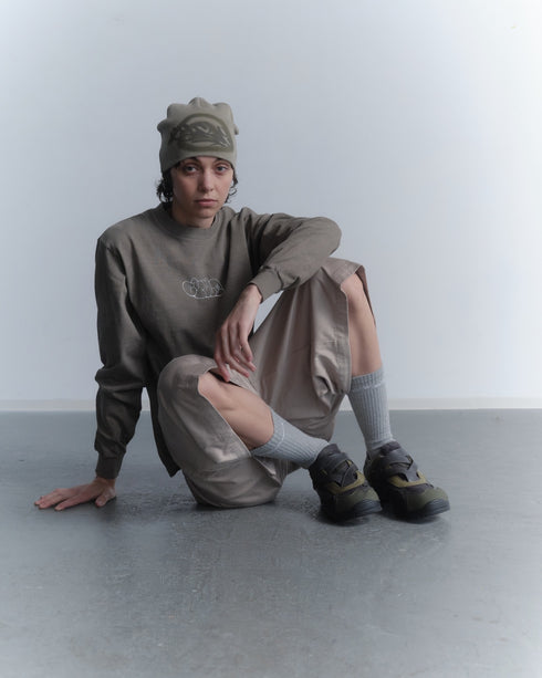 WIDE HALF PANTS -BEIGE- *Last1