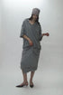 【PRE-ORDER】WASHED CUT-OFF SWEAT TOP -GRAY-