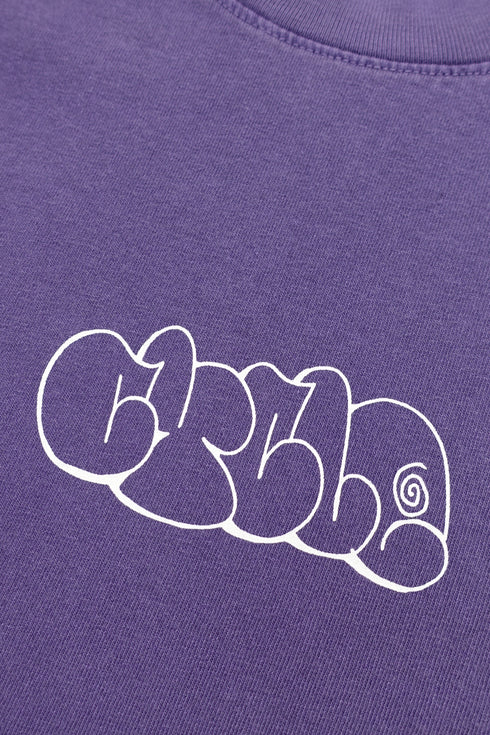 nyke × MINE × Cycle THROW UP LONG SLEEVE TEE -PURPLE-
