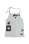 RIB HALTER CAMISOLE -LIGHT GRAY-