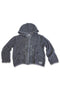 【PRE-ORDER】CORD MESH ZIP-UP HOODIE -CHARCOAL-