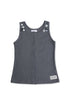 MIX BUTTON TANK TOP -CHARCOAL-
