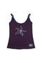 WARP STAR STRIPE CAMISOLE -BURGUNDY × NAVY-