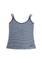 WARP STAR STRIPE CAMISOLE -BLUE × CHARCOAL-