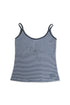 WARP STAR STRIPE CAMISOLE -BLUE × CHARCOAL-