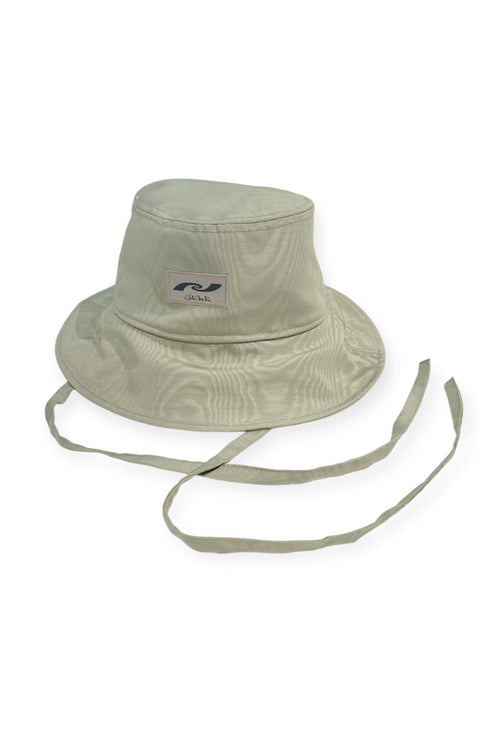 【90'S DEAD STOCK FABRIC】WOOD GRAIN BUCKET HAT -LIGHT GREEN-