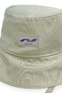【90'S DEAD STOCK FABRIC】WOOD GRAIN BUCKET HAT -LIGHT GREEN-