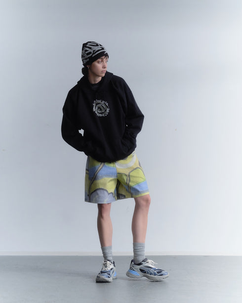 nyke × Cycle TAG BEANIE -BLACK×GRAY-