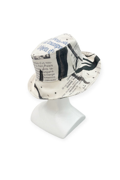 Mayte × Cycle DRAWING BUCKET HAT -WATER-