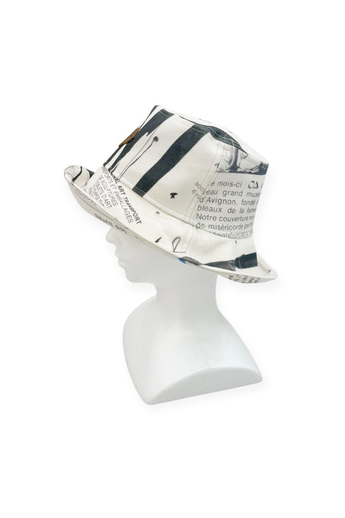 Mayte × Cycle DRAWING BUCKET HAT -WATER-