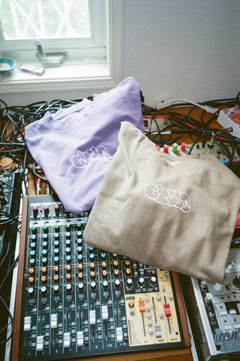 nyke × MINE × Cycle THROW UP LONG SLEEVE TEE -PURPLE-