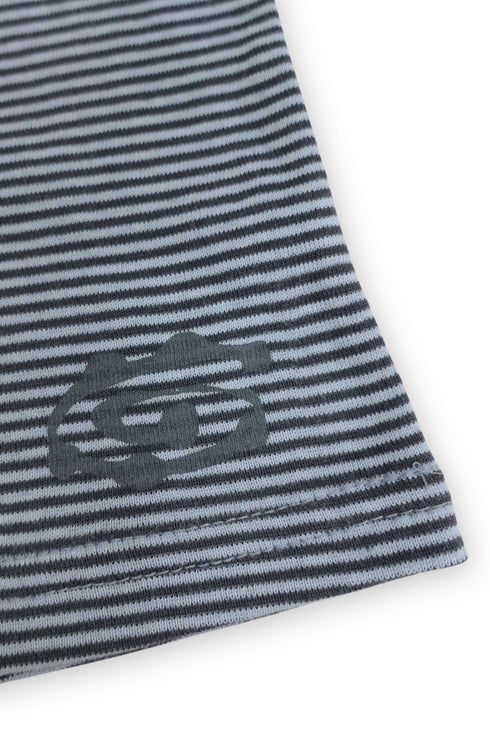 WARP STAR STRIPE CAMISOLE -BLUE × CHARCOAL-