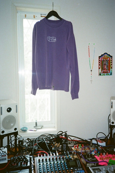 nyke × MINE × Cycle THROW UP LONG SLEEVE TEE -PURPLE-