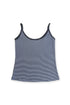 WARP STAR STRIPE CAMISOLE -BLUE × CHARCOAL-