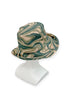 DISTORTED GREEN BUCKET HAT