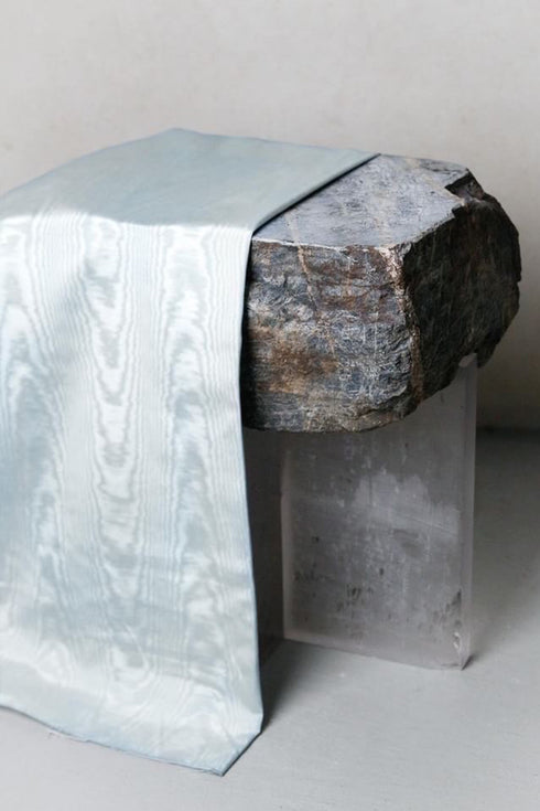 【90'S DEAD STOCK FABRIC】WOOD GRAIN BUCKET HAT -LIGHT GREEN-