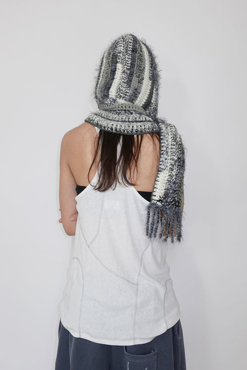 【RESTOCK】Allergy × Cycle HANDMADE KNIT HOOD MUFFLER *Last1
