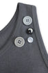 MIX BUTTON TANK TOP -CHARCOAL-
