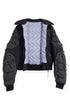 CODE MAZE ECO FABRIC BOMBER JACKET -BLACK (BAMBOO CHARCOAL)-