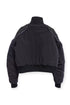 CODE MAZE ECO FABRIC BOMBER JACKET -BLACK (BAMBOO CHARCOAL)-