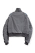 CODE MAZE ECO FABRIC BOMBER JACKET -GRAY (BAMBOO CHARCOAL)-