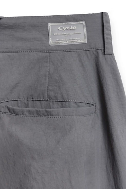 CODE MAZE ECO FABRIC PANTS -GRAY (BAMBOO CHARCOAL)-