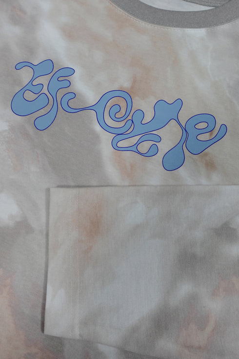 ÉF × Cycle TIE-DYE LONG SLEEVE TEE -BEIGE MIX-