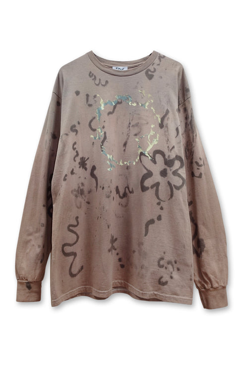 【PRE-ORDER】MISAKI USHIOZU × Cycle LONG SLEEVE TEE -PLUM-