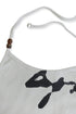RIB HALTER CAMISOLE -LIGHT GRAY-