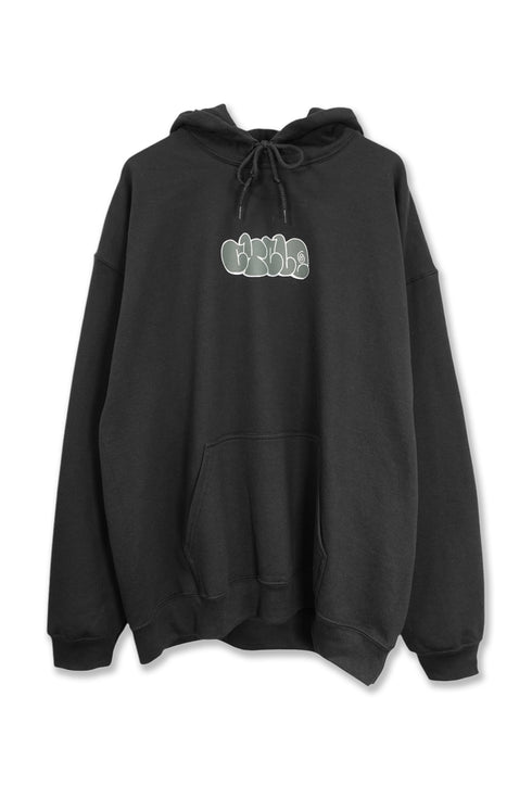 nyke × Cycle THROW UP HOODIE -BLACK-