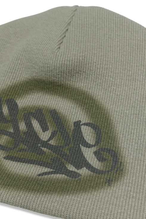 nyke × Cycle SPIRAL TAG BEANIE -KHAKI-