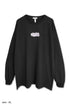nyke × MINE × Cycle THROW UP LONG SLEEVE TEE -BLACK-