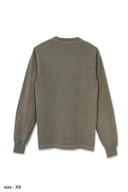 nyke × MINE × Cycle THROW UP LONG SLEEVE TEE -KHAKI-