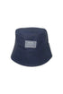 VEGAN LEATHER BUCKET HAT -NAVY- *Last1
