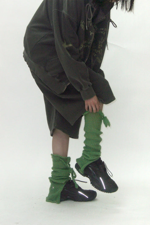 【PRE-ORDER】FEUERGOD × Cycle STAR ZIP-UP HALF PANTS -BROWN-