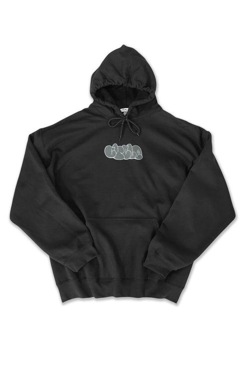 nyke × Cycle THROW UP HOODIE -BLACK-