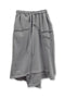 【PRE-ORDER】WASHED CUT-OFF SWEAT SKIRT -GRAY-