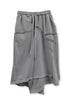 【PRE-ORDER】WASHED CUT-OFF SWEAT SKIRT -GRAY-