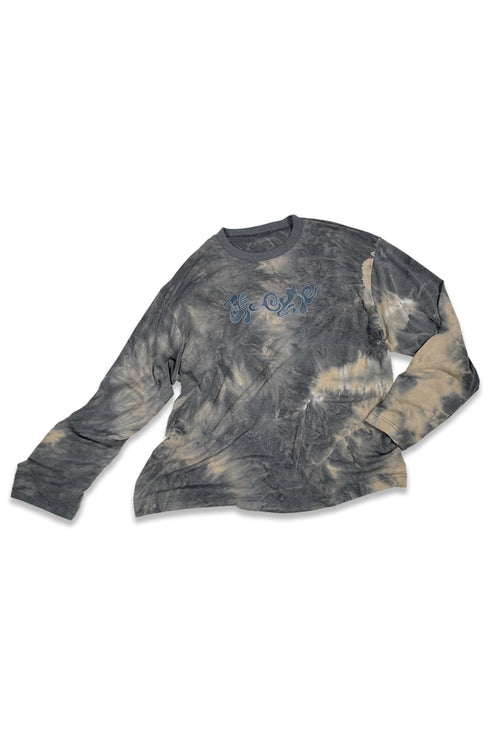 ÉF × Cycle TIE-DYE LONG SLEEVE TEE -SAND MIX- *Last1