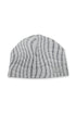WAVY CHECK BEANIE -GRAY MIX-
