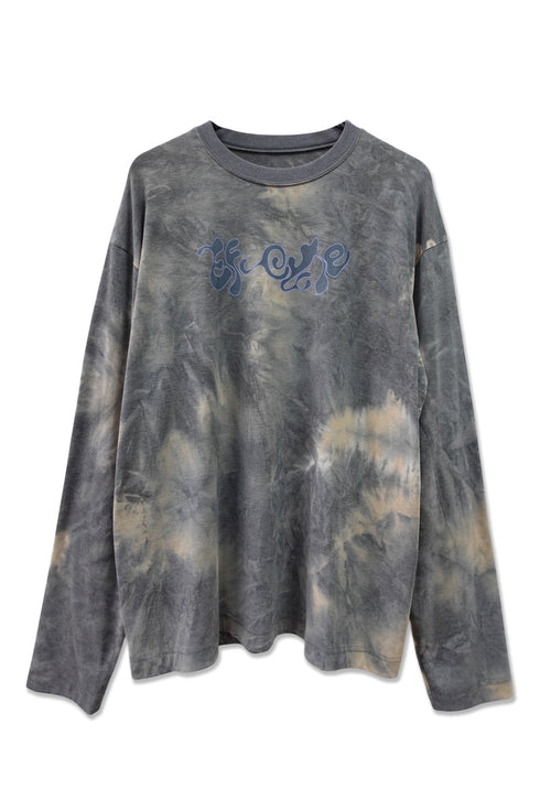 ÉF × Cycle TIE-DYE LONG SLEEVE TEE -SAND MIX- *Last1