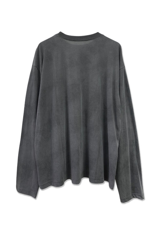ÉF × Cycle TIE-DYE LONG SLEEVE TEE -CHARCOAL MIX-