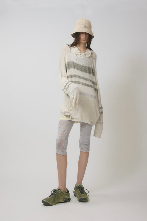 【PRE-ORDER】Merbeau × Cycle HANDMADE SEASHELL SPIRAL SWEATER