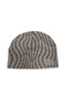【PRE-ORDER】WAVY CHECK BEANIE -BROWN MIX-