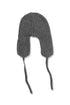 DRAW CODE MOHAIR KNIT CAP -CHARCOAL-