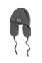 DRAW CODE MOHAIR KNIT CAP -CHARCOAL-