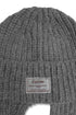 DRAW CODE MOHAIR KNIT CAP -CHARCOAL-