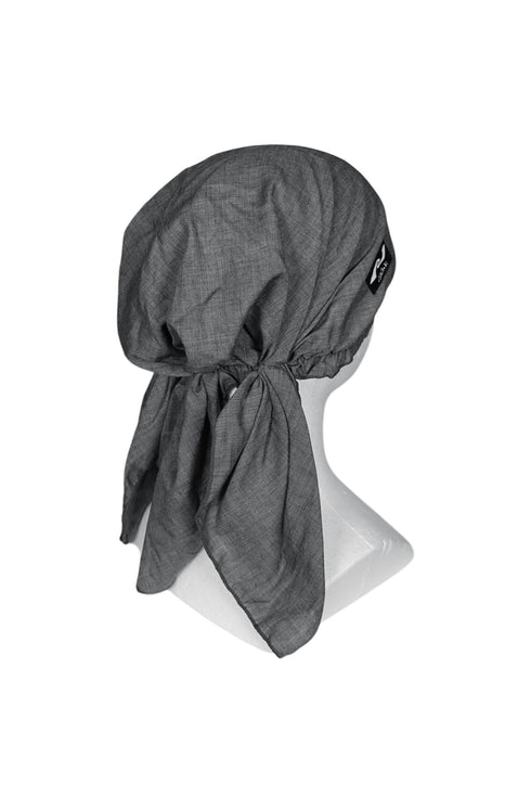 LOGO CRINKLED DU-RAG -GRAY- *Last1